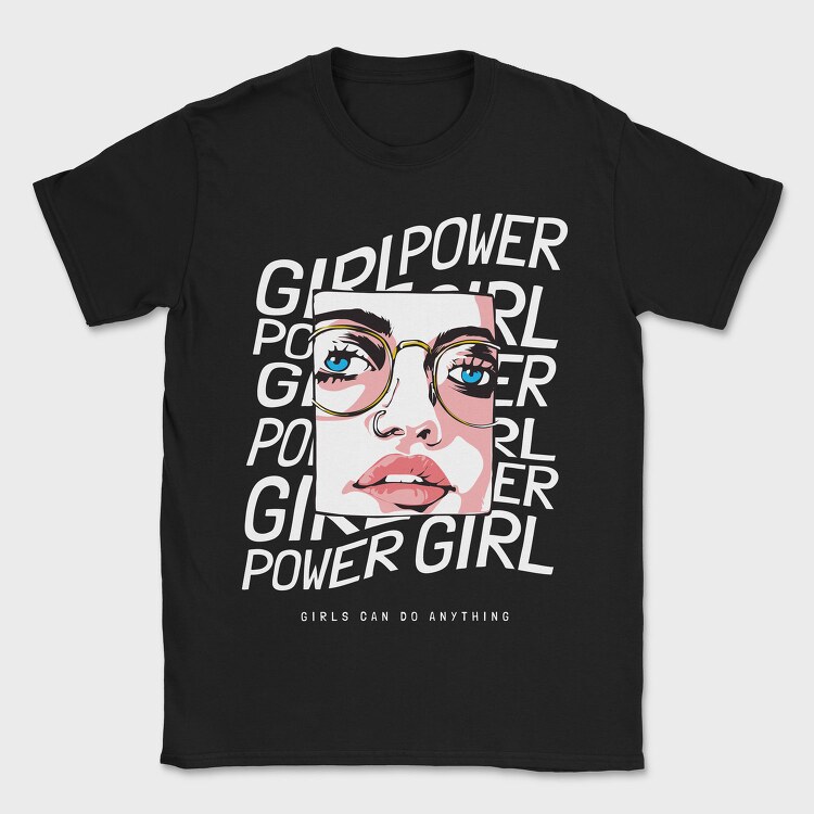 Girl Power, Tricou Barbati (Unisex)