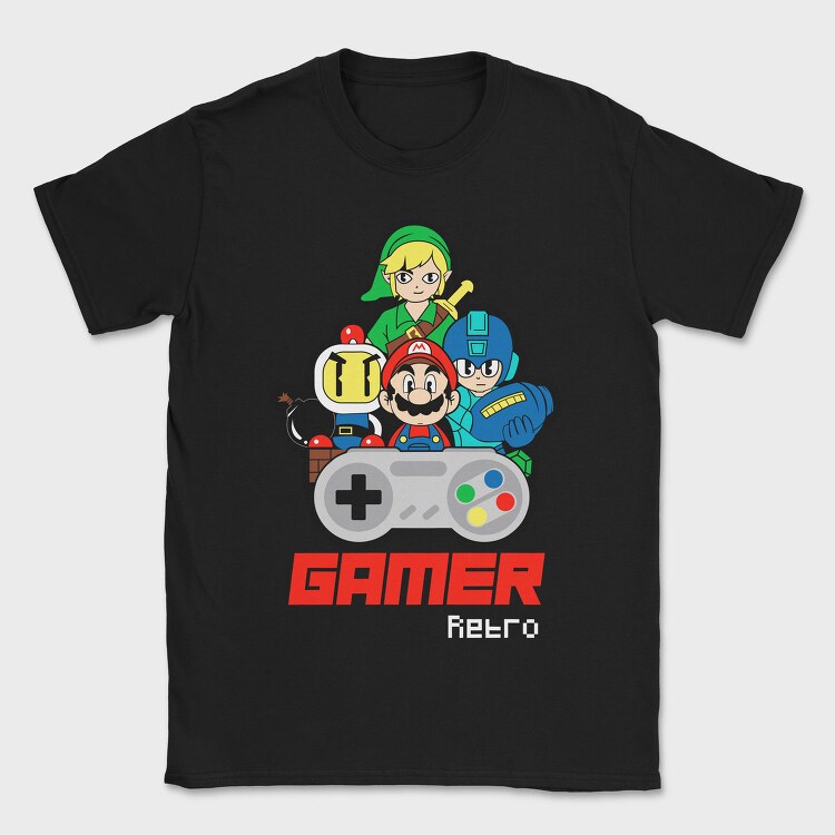Gamer, Tricou Barbati (Unisex)