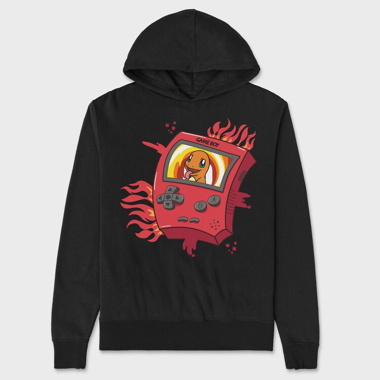 Gameboy Pokemon 9, Hanorac Oversize Barbati (Unisex)