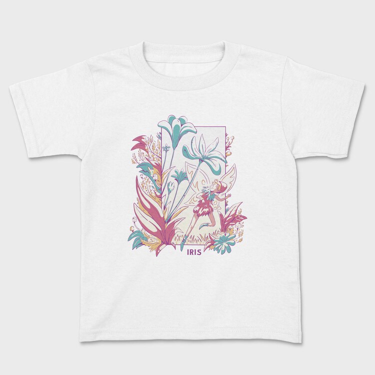 Winged Fairy In Flower Field Fairy Core 10, Tricou Copii