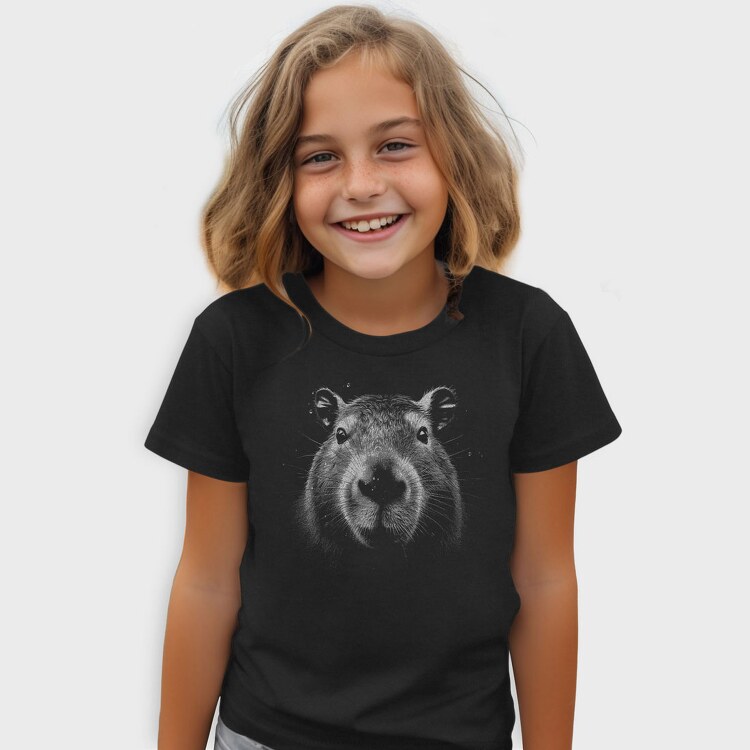 Capybara Monochrome, Tricou Copii