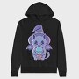 Witch Cat Bat, Hanorac Oversize Barbati (Unisex)