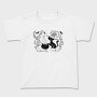 Witch Cat Halloween Illustration 3, Tricou Copii