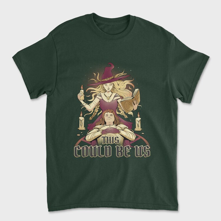 Witch Couple Ritual, Tricou Barbati (Unisex)