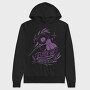 Witchy Quote Modern Witch A Little Bit Witchy Tote, Hanorac Oversize Barbati (Unisex)