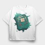 Gameboy Pokemon 6, Tricou Oversize Barbati (Unisex)