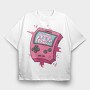 Gameboy Pokemon 4, Tricou Oversize Barbati (Unisex)