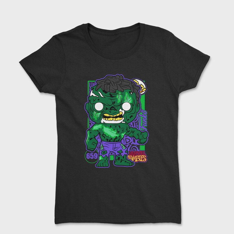 Funko Marvel Zombies hulk, Tricou Femei