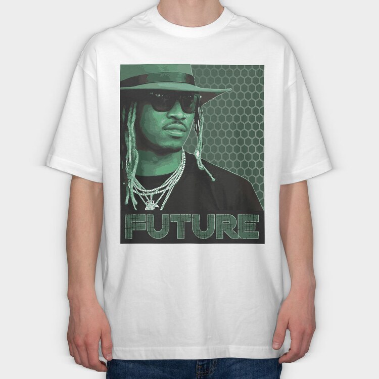 Future Green, Tricou Oversize Barbati (Unisex)