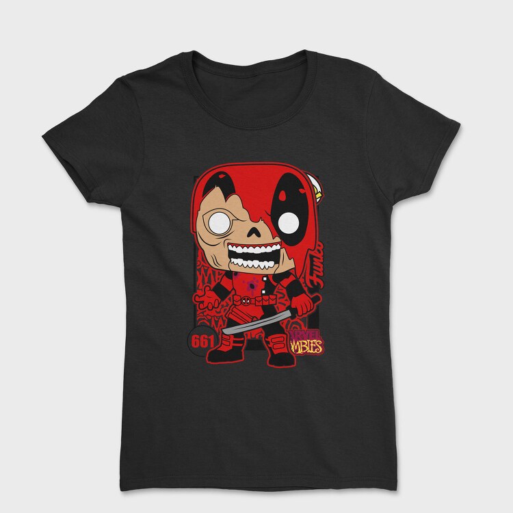 Funko Marvel Zombies deadpool, Tricou Femei