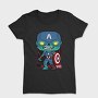 Funko Marvel Zombies captain america, Tricou Femei