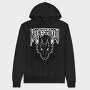 Scary Dragon Shadow Dark Animals Wolf Tote, Hanorac Oversize Barbati (Unisex)