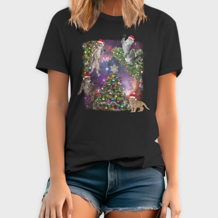 Xmas Cats, Tricou Barbati (Unisex)