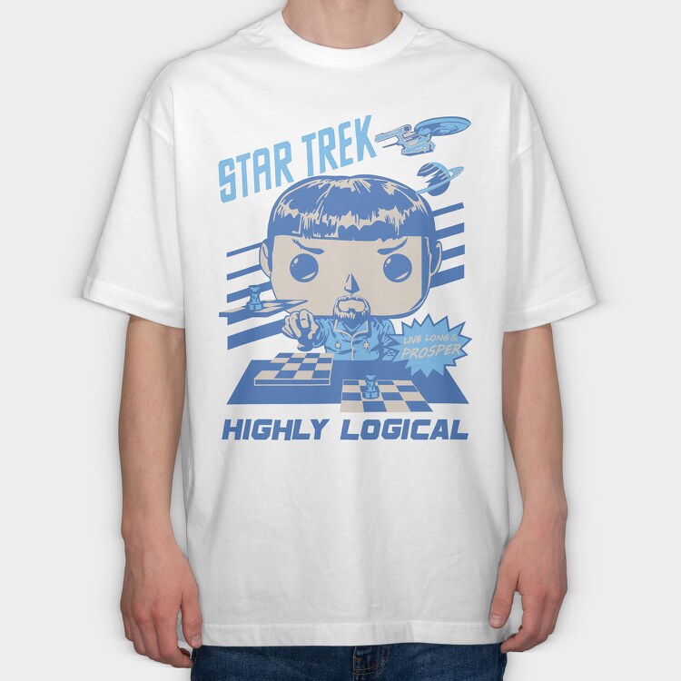 Funko star trek, Tricou Oversize Barbati (Unisex)