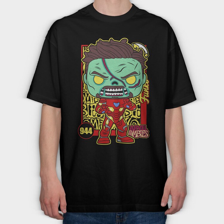 Funko Marvel Zombies 6, Tricou Oversize Barbati (Unisex)
