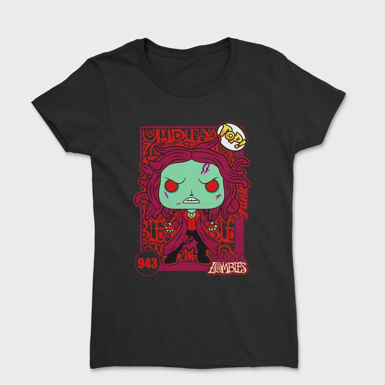 Funko Marvel Zombies Scarlet Witch, Tricou Femei