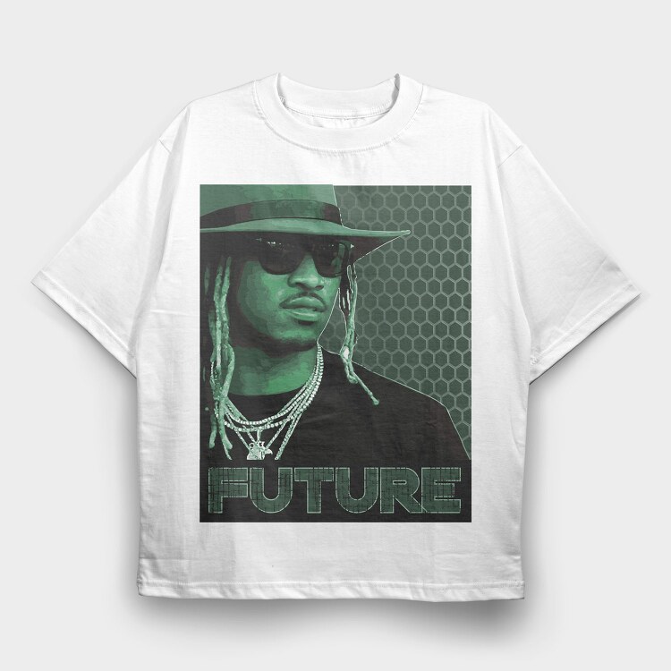Future Green, Tricou Oversize Barbati (Unisex)