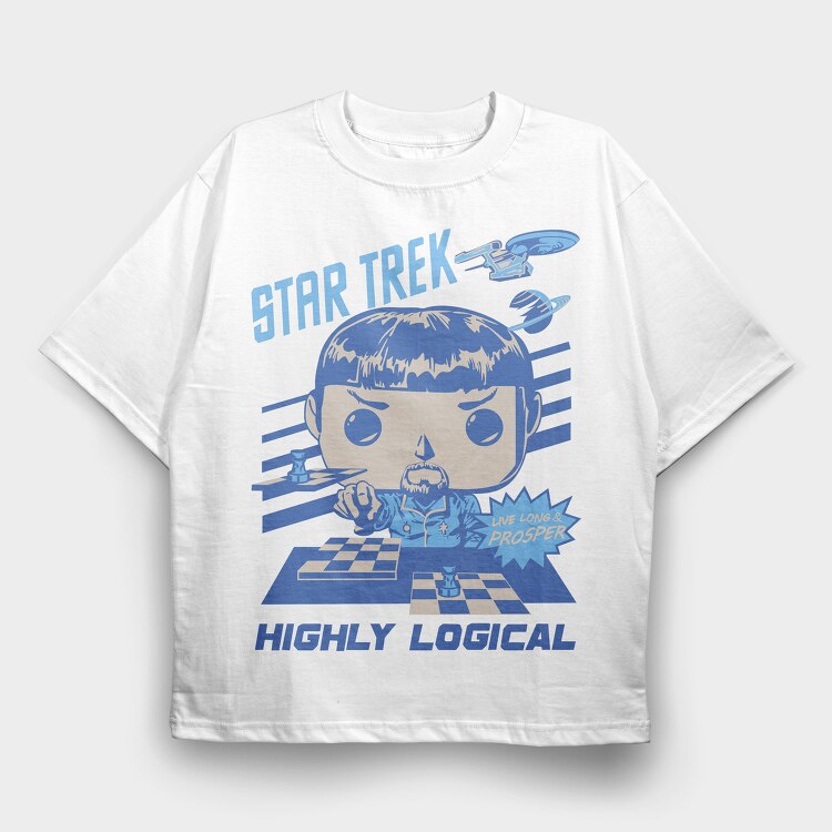 Funko star trek, Tricou Oversize Barbati (Unisex)