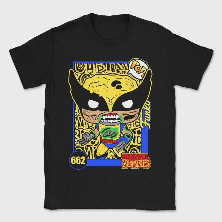 Funko Marvel Zombies Wolverine, Tricou Barbati (Unisex)
