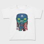 Funko Marvel Zombies captain america, Tricou Copii
