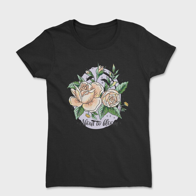 Bloom Rose Bouquet, Tricou Femei