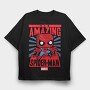 Funko Marvel spider man, Tricou Oversize Barbati (Unisex)