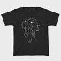 Hunting Dog Weimaraner Face, Tricou Copii