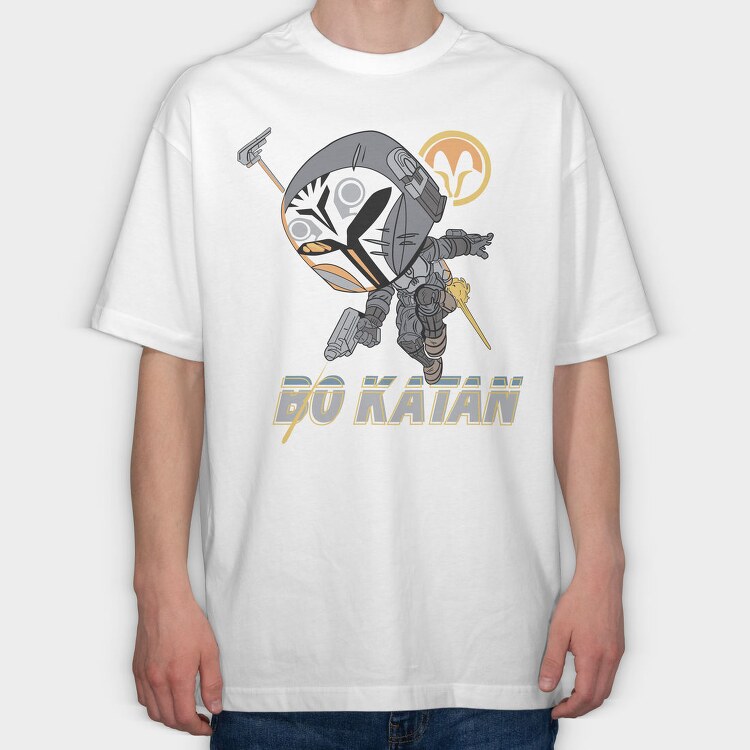 Funko Bo Katan Funko, Tricou Oversize Barbati (Unisex)