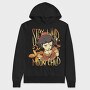 Magical Woman With Butterflies Moon Child, Hanorac Oversize Barbati (Unisex)