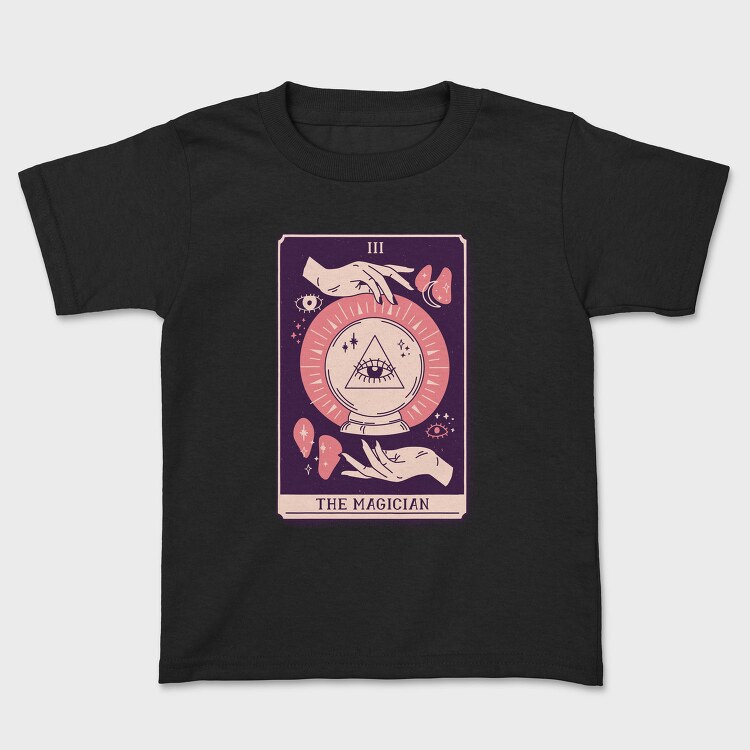 Magician Mystical Tarot Card The Magician 03, Tricou Copii