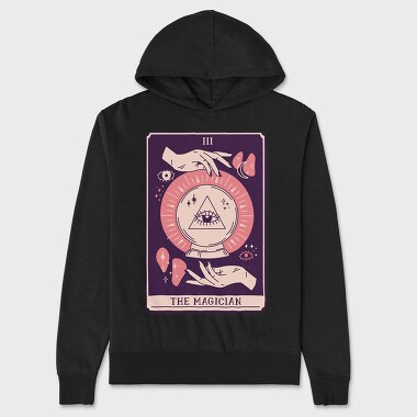 Magician Mystical Tarot Card The Magician 03, Hanorac Oversize Barbati (Unisex)