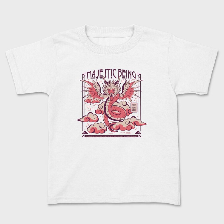 Majestic Dragon In The Clouds, Tricou Copii