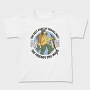 Man Hiking Over Planet Earth, Tricou Copii