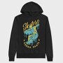 Man In Skateboard Quote Skaters Gonna Skate, Hanorac Oversize Barbati (Unisex)
