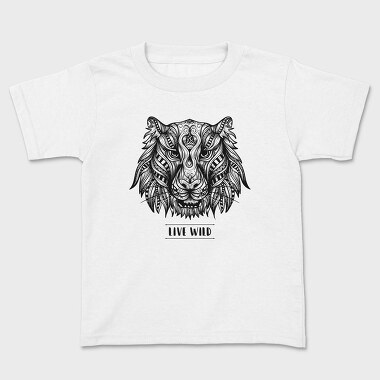 Mandala Tiger 001, Tricou Copii