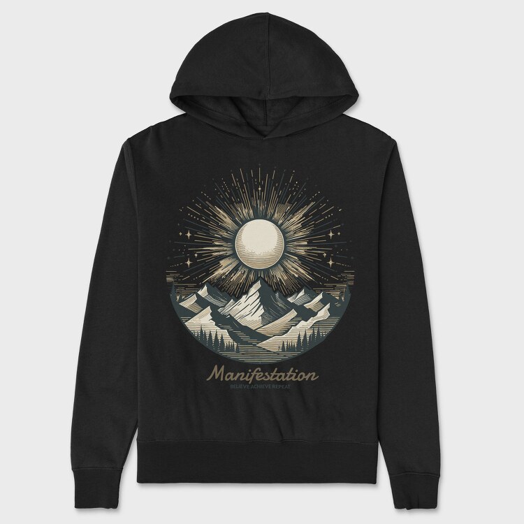 Manifestation Mountain, Hanorac Oversize Barbati (Unisex)
