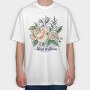 Bloom Rose Bouquet, Tricou Oversize Barbati (Unisex)