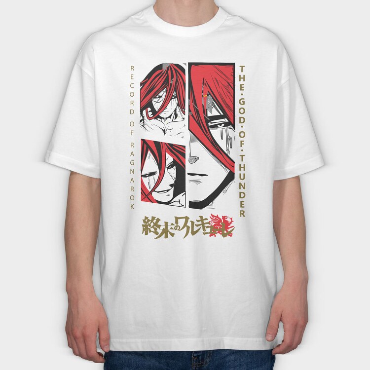 Record of Ragnarok 4, Tricou Oversize Barbati (Unisex)