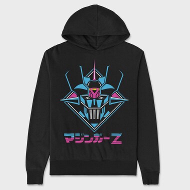 Retro Mazinger Z, Hanorac Oversize Barbati (Unisex)