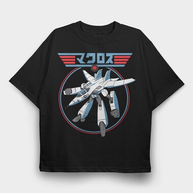 Robotech 4, Tricou Oversize Barbati (Unisex)