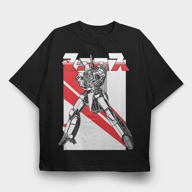 Robotech 5, Tricou Oversize Barbati (Unisex)