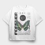 Forever 2 1, Tricou Oversize Barbati (Unisex)