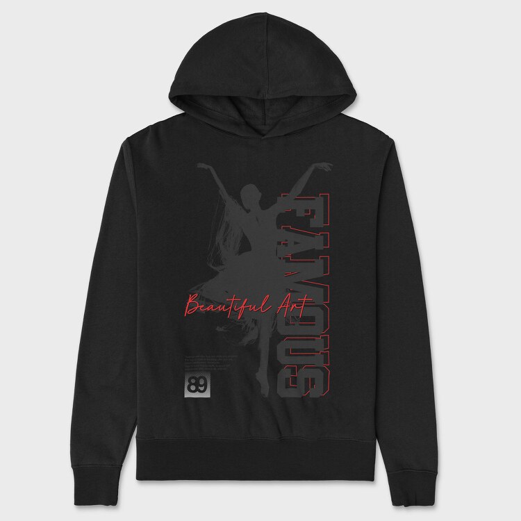 Famous 1, Hanorac Oversize Barbati (Unisex)