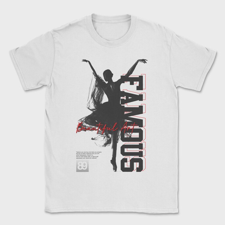 Famous 1, Tricou Barbati (Unisex)