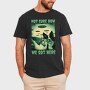 Dog and Cat Ufo, Tricou Barbati (Unisex)