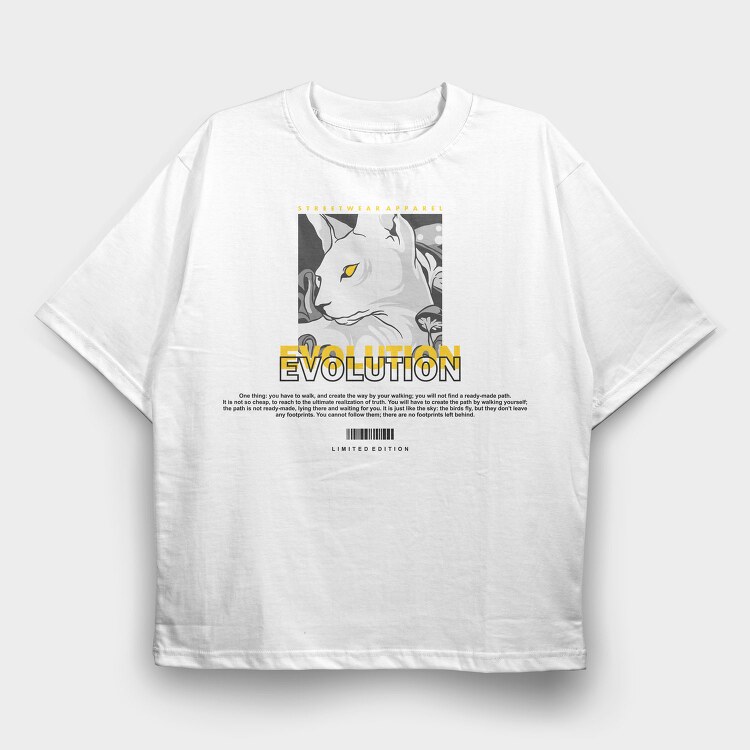 Evolution 1, Tricou Oversize Barbati (Unisex)