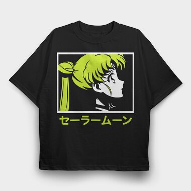 Sailor Moon 1, Tricou Oversize Barbati (Unisex)