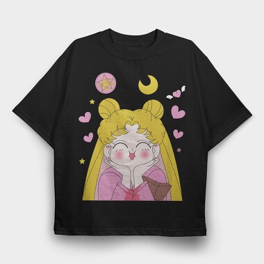 Sailor Moon 11, Tricou Oversize Barbati (Unisex)