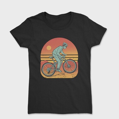 Man In Mountain Bike, Tricou Femei