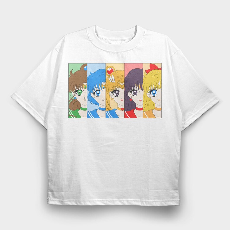 Sailor Moon 17, Tricou Oversize Barbati (Unisex)